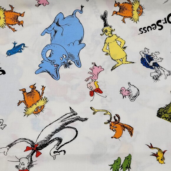 Celebrate Seuss Cotton Fabric Robert Kaufman Dr Seuss D10790 Children Kids - Picture 3 of 9